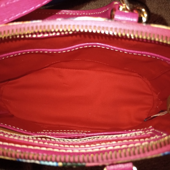 Dooney & Bourke Pink Floral Women's Bag - Picture 4 of 6